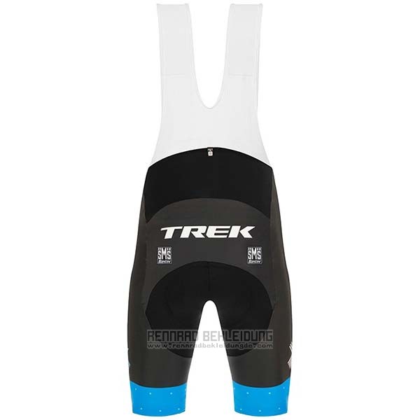 2020 Fahrradbekleidung Trek Blau Shwarz Trikot Kurzarm und Tragerhose - zum Schließen ins Bild klicken